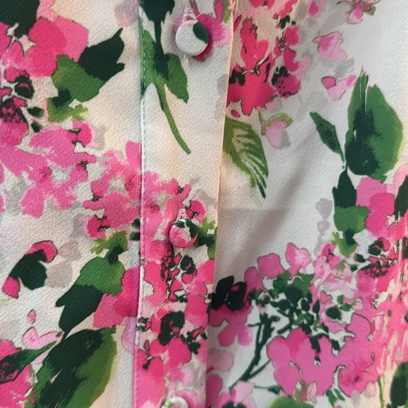 Tuckernuck Gossamer Pink Hydrangea Callahan Shirt Dress 
Size XXL - Picture 4 of 7